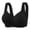 Black, variant on Fgnfyis Women Solid Middle Age and Elderly Bra Thin Plus Size Underwear Vest Comfortable Push up Bra Bras for Older Women Black 46