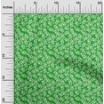 thumbnail image 2 of oneOone Rayon Green Fabric Leaf Craft Projects Decor Fabric Printed By The Yard 56 Inch Wide, 2 of 4