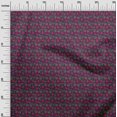 thumbnail image 2 of oneOone Viscose Chiffon Fabric Leaves & Floral Block Print Fabric BTY 42 Inch Wide, 2 of 4