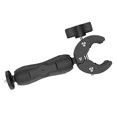thumbnail image 1 of Adjustable Mini Satellite Pole Clamp Mount, Aluminum Alloy Bracket with Adapter for RV Ladders, Yacht Poles, 1 of 7