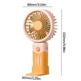 thumbnail image 3 of Rbaofujie Desk Fans Small Quiet Mini Small Fan Student Portable Handheld Fan Outdoor Travel Small Electric Fan Mute Handheld Small Electric Fan Fans for Kids, 3 of 7