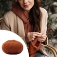 thumbnail image 4 of EGNMCR Wool Hand-woven Medium Coarse Scarf Hat Overcoat Wool Merinoss Wool Wool Cashmeres Yarn wools group, 4 of 5