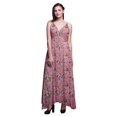 thumbnail image 1 of Bimba Robe Longue Maxi de Plage à Imprimé Floral pour Femmes, à Bretelles, Tenue de Villégiature d'Été - Grand, 1 of 4