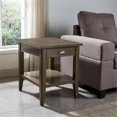 thumbnail image 2 of Leick Furniture Laurent 24"H End Table with Drawer and Display Shelf in Gray, 2 of 8