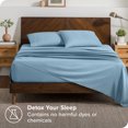 thumbnail image 3 of Bare Home Pillowcase Set - Envelope Closure - Premium 1800 Collection - Double Brushed - Ultra Soft - Standard Size, Light Blue, 2 Count, 3 of 6