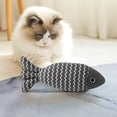thumbnail image 4 of Dvruxg Jouets pour Chat Poisson, Jouets Doux à l'Herbe à Chat Poisson, Jouets à l'Herbe à Chat Durables et Très Interactifs, Jouets Interactifs de Lancer d'Exercice pour Chaton pour Chats d'Intérieur, 4 of 5
