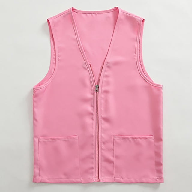 IMENGL Gilet d'Activité pour Postulant Adulte Tenue de Travail de Supermarché Multi-Poches, Rouge TG, Taille M-3TG