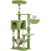 Cat Tree with Large Hammock MultiLevel Cat Tower for Indoor Cats Cat Condo with SisalCove Scratching Posts and Top Perch Smoky MPJG