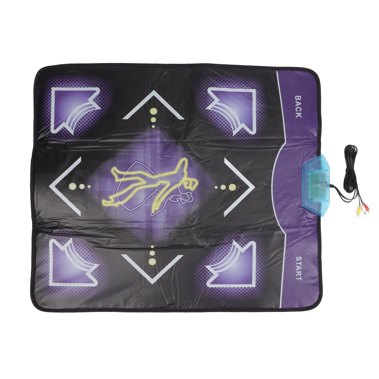 Tapis de Danse, Tapis de Danse Doux Antidérapant pour TV Tapis de Danse Design de Classe Mondiale