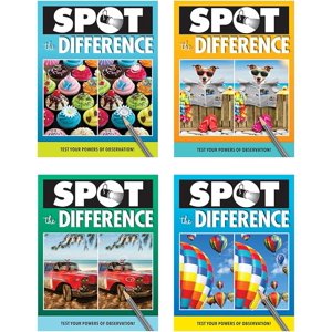 PAPP Spot les livres de Puzzle Différence - paquet de 4