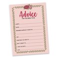 thumbnail image 2 of Inkdotpot FloralAdvice And Wishes Set Of 50 Bridal Shower Advice Game ActivityCards, 2 of 7