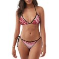 thumbnail image 1 of Kdxio Bikini Deux Pièces à Rayures pour Femmes Bretelles Réglables pour Plage Piscine Vacances, 1 of 6