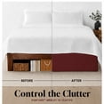 thumbnail image 3 of Swift Home Premium Bed Skirt 14-Inch Tailored Drop, 1 Pack, Twin, 3 of 5