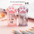 thumbnail image 2 of Mohamm Pencil Sharpener Random Color Creative Cat Paw Kawaii Stationery School Supplies Random Color, 2 of 5