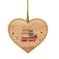 thumbnail image 2 of Cqxid Hangs Under $5 Book Lovers Heart Decorations Reading Books Christmas Decorations Librarian Books Decorations Books Stack Pendants, 2 of 7