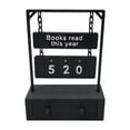 thumbnail image 1 of Counter 3D Printed Book Shelf Sign Reading Swinging Display with Digital Storage for Book Lovers Craft and Stationery, 1 of 5