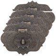 thumbnail image 1 of Shisuyan Multi Color Zinc Alloy Drawer Lock Buckle 4Pcs 3.38X2.52X0.47In, 1 of 9