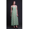 thumbnail image 4 of Bimba Robe Longue Maxi à Bretelles Spaghetti Ajustables à Imprimé Floral Tenue de Plage d'Été-Petit, 4 of 6