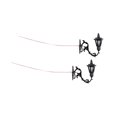 thumbnail image 1 of Milaget 2x Dollhouse LED Wall Sconces Ornament Building Sand Table Street Lights C, 1 of 9