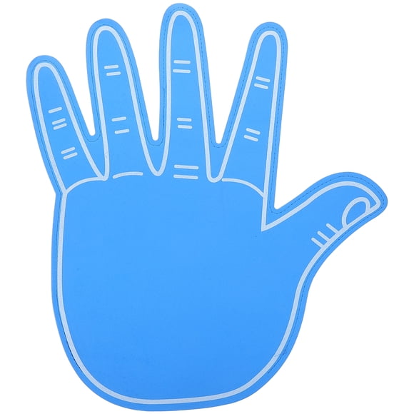 SHISUYAN Giant Foam Finger Five Fingers Foam Hands Cheerleading Finger Hand Celebration Pompom For Sports Events Games School Business Blue