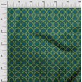 thumbnail image 2 of oneOone Cotton Cambric Fabric Quatrefoil Block Print Sewing Fabric BTY 56 Inch Wide, 2 of 4