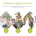 thumbnail image 2 of QualitChoice 6 Tiers Cupcake Display Rack Stand Macaroon Macaroon Display Cake Stand Birthday Party Wedding Decoration, 2 of 6