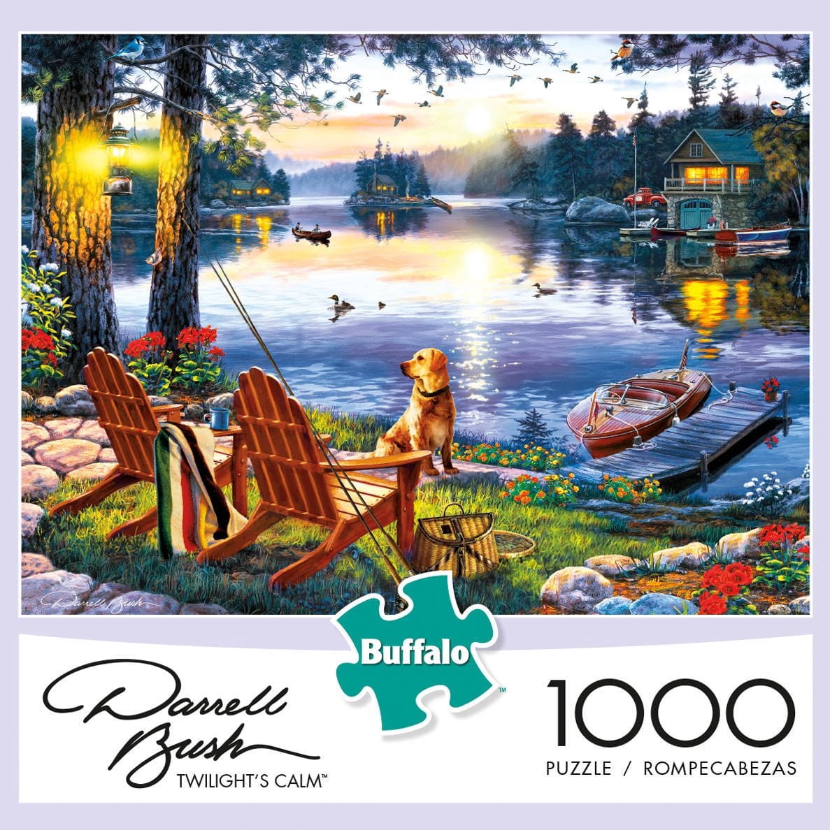 Buffalo Games Darrell Bush Twilight's Calm 1000 Piece Jigsaw Puzzle