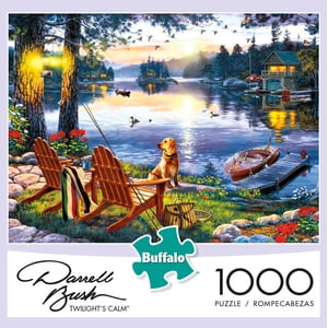 Buffalo Games Darrell Bush Twilight's Calm 1000 Puzzle de puzzle en pièces