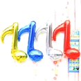 thumbnail image 3 of yuksok Funny Double Musical Note Foil Balloon School Concert Wedding, 3 of 9