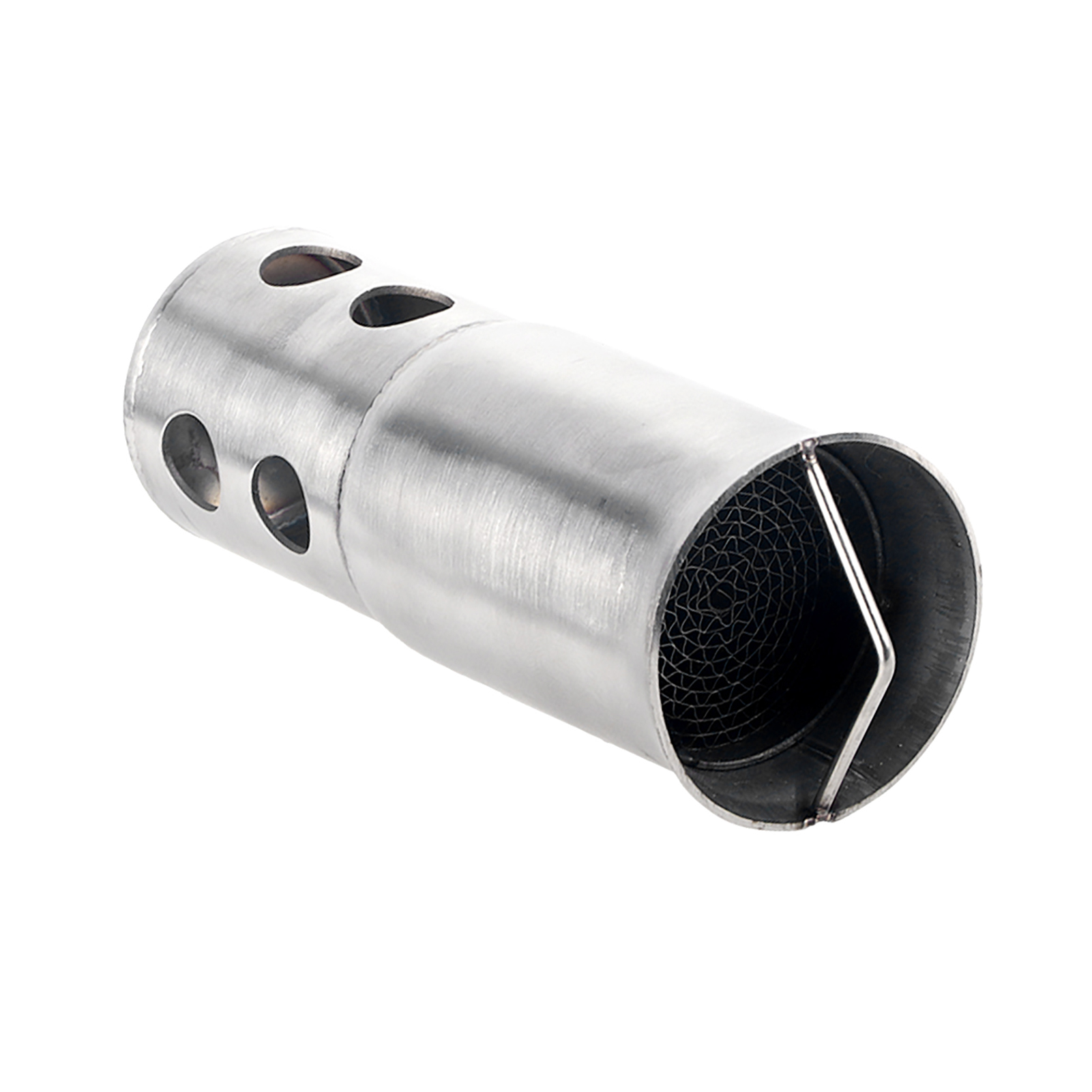 Exhaust Pipe Muffler,51mm Universal Motorcycle Exhaust Exhaust Pipe Silencer Exhaust Silencer Streamlined Design