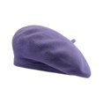 thumbnail image 2 of Béret pour Femme Automne Hiver Léger Respirant Mode Bonnet Uni, 2 of 3