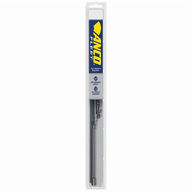 ANCO Balai d'Essuie-glace F-26-OE Flotte; Longueur 26 Pouces; Balai Simple; avec Bec Verseur; Noir; Type à Poutre; Cadre en Acier; Balai en Caoutchouc Synthétique