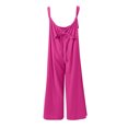 thumbnail image 5 of LSLJS Combinaison Décontractée pour Femme Sans Manches à Bretelles Spaghetti, Ample, Ajustable, Extensible, Pantalon Long, une-Pièce avec Poches, 5 of 5