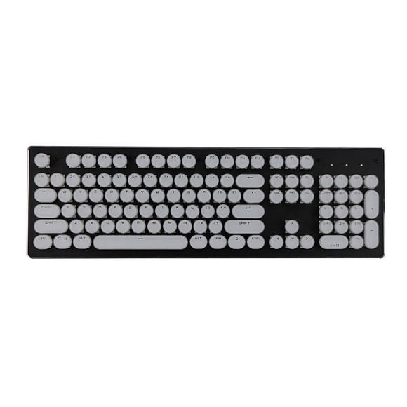 Key Cap Fancy LED Gaming Mechanical Keyboard Steampunk Typewriter Key Cap 104 Keys Backlit Classy Player Stylized