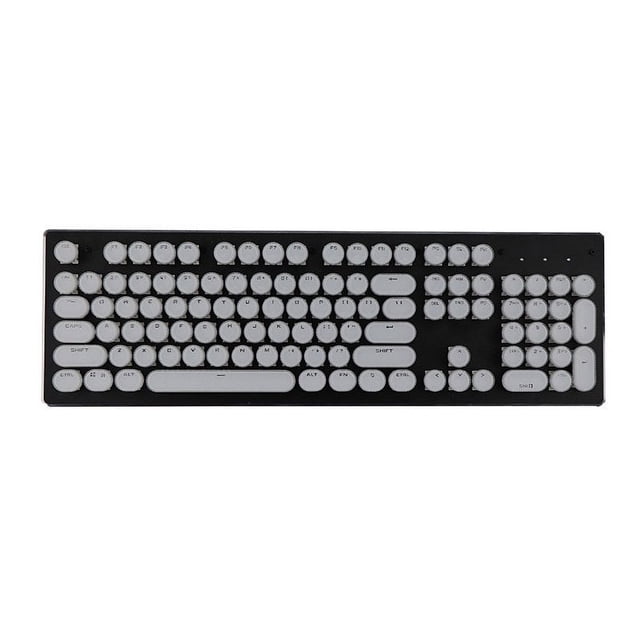 Key Cap Fancy LED Gaming Mechanical Keyboard Steampunk Typewriter Key Cap 104 Keys Backlit Classy Player Stylized