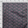thumbnail image 2 of oneOone Cotton Silk Fabric Leaves & Floral Block Print Fabric BTY 42 Inch Wide, 2 of 4