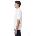 thumbnail image 3 of Hanes Cotton-Blend Men`s Jersey Polo, 2XL, White, 3 of 6
