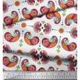thumbnail image 2 of Soimoi Poly Georgette Fabric Dot,Floral & Paisley Print Sewing Fabric Yard 52 Inch Wide, 2 of 3