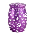 thumbnail image 1 of Pet Urns for Dogs Ashes, Engraved Metal Memorial Urn with Dog Paw Protection Design for Small Pets Cats and Funeral, 1 of 6