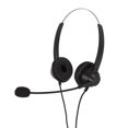 thumbnail image 1 of USB Telephone Headset, Comfortable Noise Reduction Binaural Headset Durable  For Call Centers, 1 of 8
