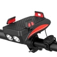 thumbnail image 1 of 4 in 1 Bike Light Waterproof Shock-absorption Bicycle … … Horn Flashlight Cycling Lighting Tool Set 2000MA Red, 1 of 8