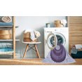 thumbnail image 2 of Ahgly Company Tapis Rectangulaire Lavable en Machine Intérieur Transitionnel Violet Raisin Vif, 6 Pieds x 9 Pieds, 2 of 7
