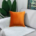 thumbnail image 4 of 2 Pcs Housse de Coussin de Canapé simple Grand Carré Géométrique Couleur Unie Mélangée, 4 of 5