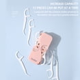 thumbnail image 3 of Qonioi Boîte Distributrice Automatique de Fil Dentaire Portable, Mini Contenant de Rangement pour Fil Dentaire à Ouverture Bilatérale, Étui Réutilisable pour Fil Dentaire de Voyage Pouvant Contenir 12 Bâtonnets pour la Maison, le Bureau, la Voiture et le Sac à Main, 3 of 6