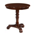 thumbnail image 1 of Convenience Concepts End Table Coffee Accent Table Round in Wood - Espresso, 1 of 6