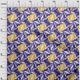 thumbnail image 3 of oneOone Rayon Dark Blue Fabric Abstracts Craft Projects Decor Fabric Printed By The Yard 56 Inch Wide, 3 of 4