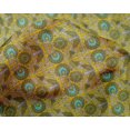thumbnail image 4 of oneOone Silk Tabby Fabric Leaves & Floral Block Decor Fabric Printed BTY 42 Inch Wide, 4 of 5