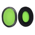 thumbnail image 4 of High Quality Headset Cushion Replacement Breathable Ear Pads Compatible with Kingston HyperX Cloud II(Green Flannel), 4 of 7