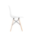 thumbnail image 4 of Heavenly Collection White Wood Chair, 4 of 5