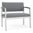 thumbnail image 1 of Lenox Steel Reception Waiting Room Bariatric Chair / Silver Steel / Gray, 1 of 5